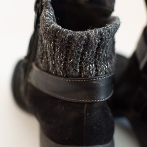 Black Winter Ankle Boots - Picture 2 of 5